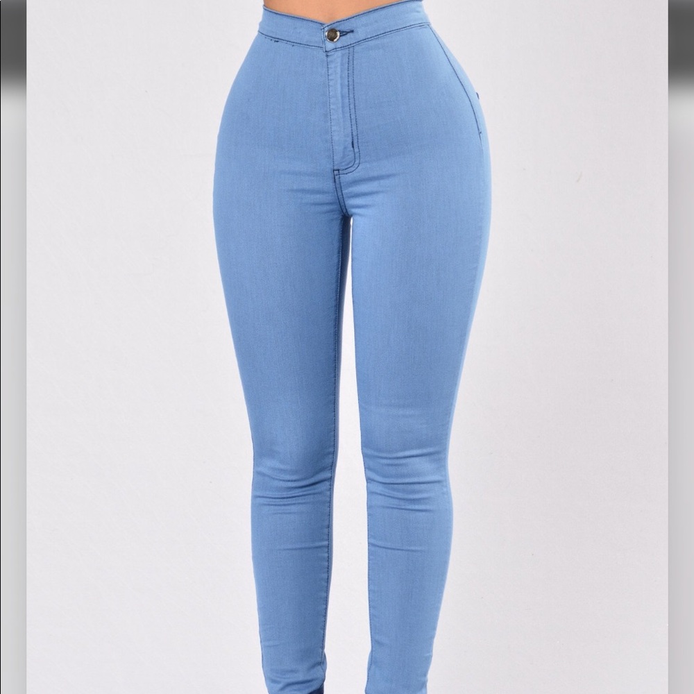 Súper-high rise skinny jeans